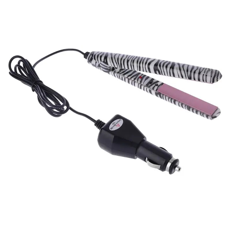 Ceramic Hair Flat Iron Styling Car Charger