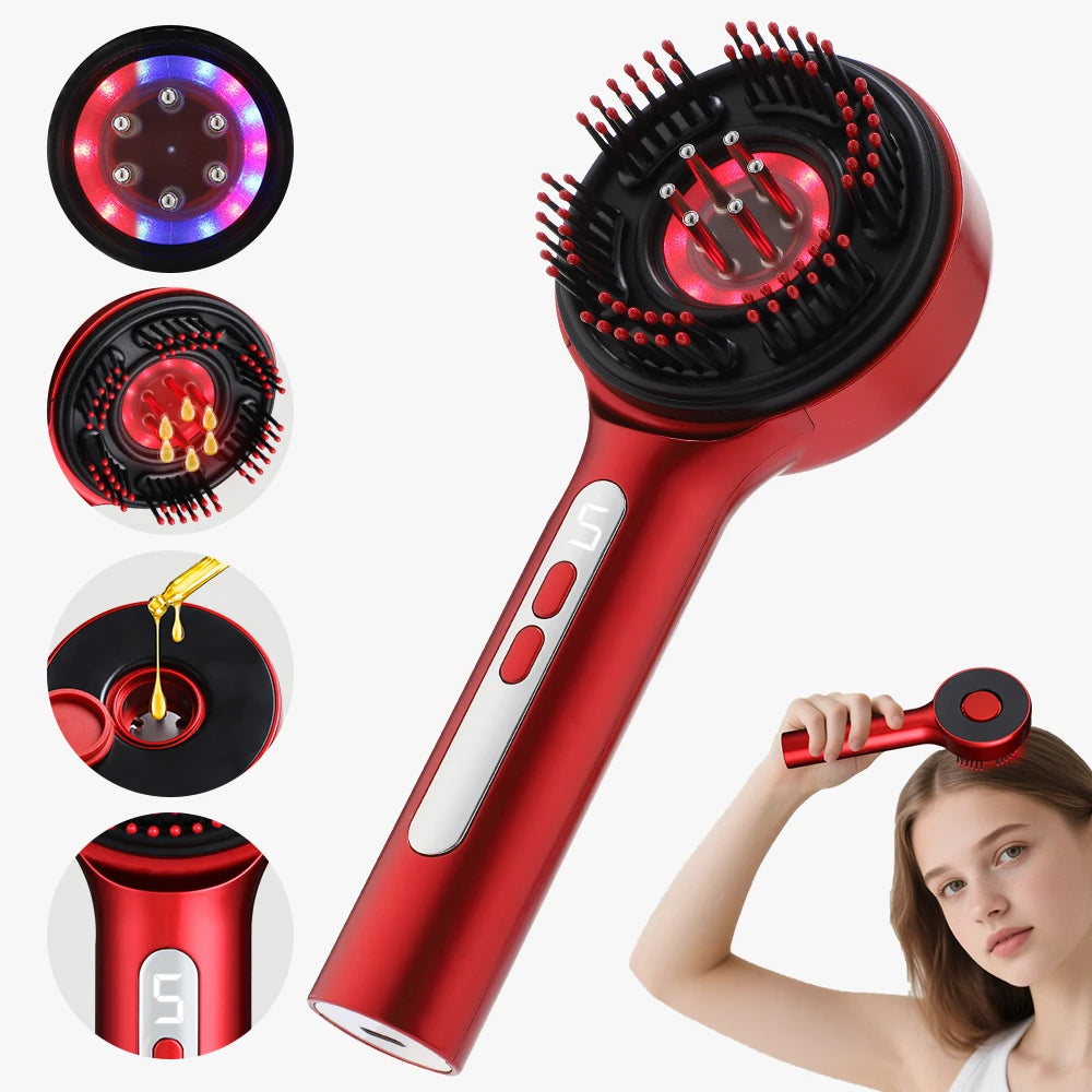 Electric Vibration Massage Comb