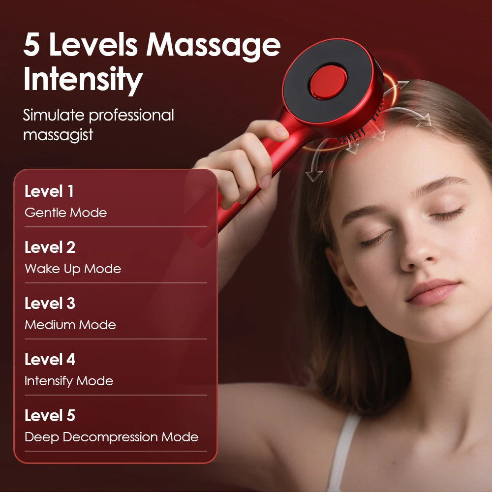 Electric Vibration Massage Comb