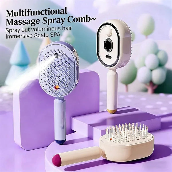 3 in 1 Electric Spray Massage Comb