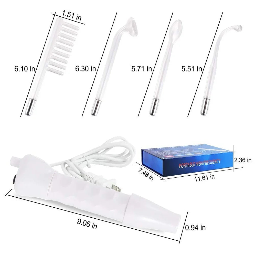 4 in 1 High Frequency Appliance Electrotherapy Hair Care