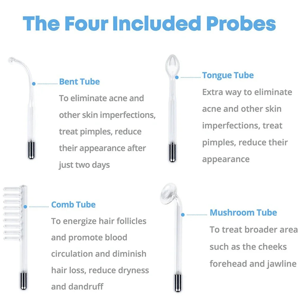 4 in 1 High Frequency Appliance Electrotherapy Hair Care