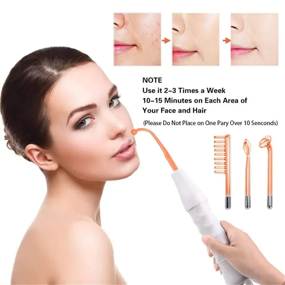 4 in 1 High Frequency Appliance Electrotherapy Hair Care