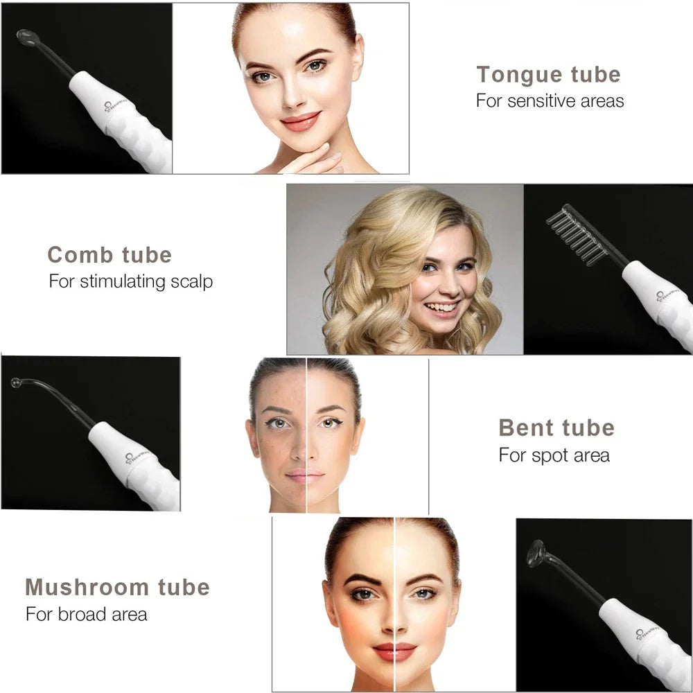 4 in 1 High Frequency Appliance Electrotherapy Hair Care